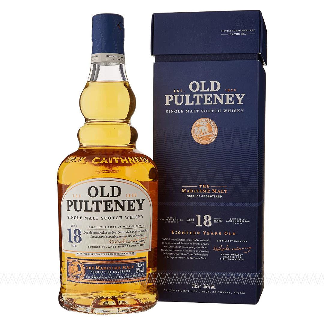 Old Pulteney 18 Years Old Single Malt Scotch Whisky 700ml