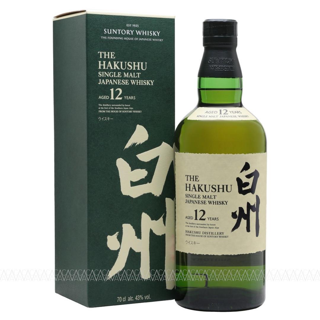 Suntory Hakushu 12 Years Old Single Malt Japanese Whisky 700ml