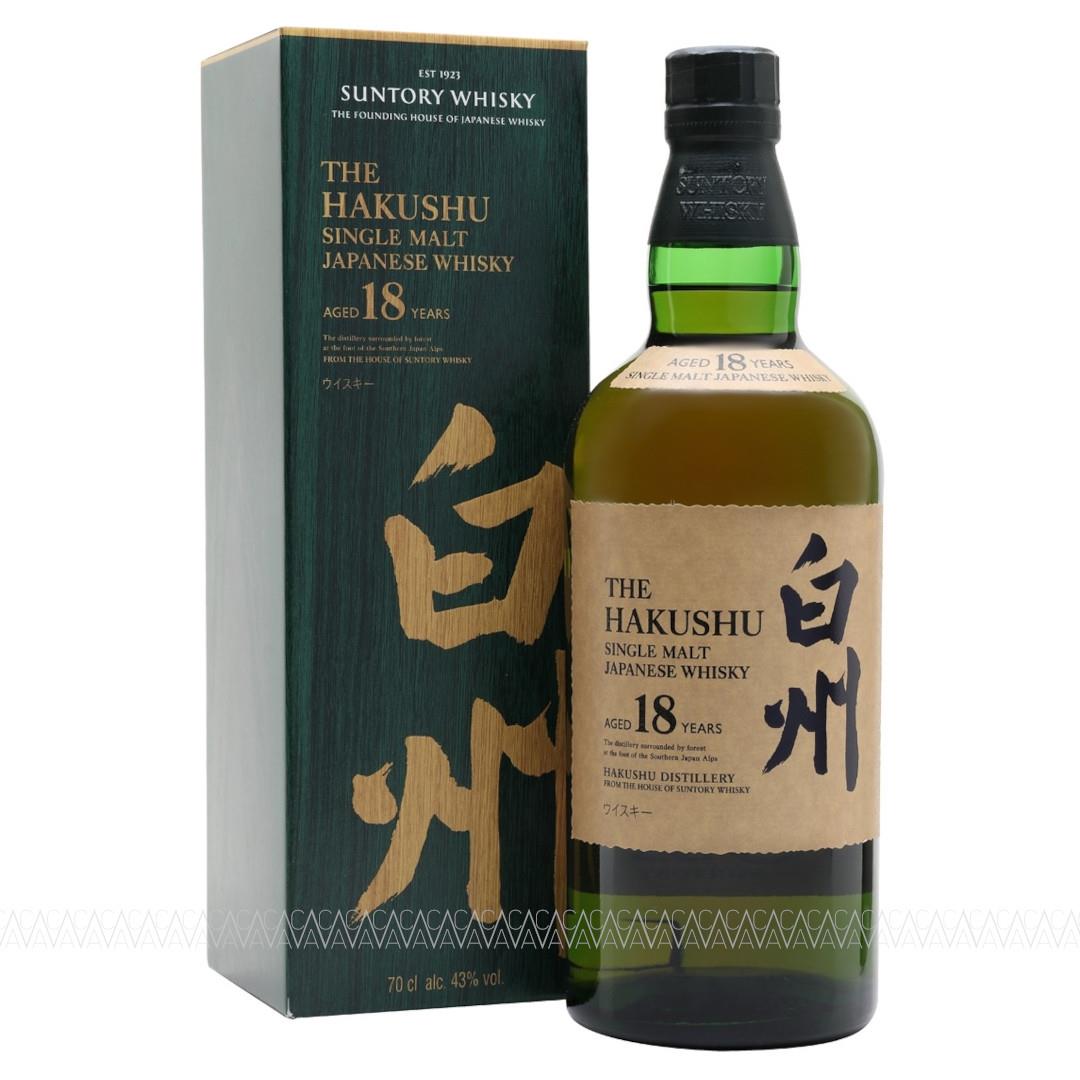 Suntory Hakushu 18 Years Old Single Malt Japanese Whisky 700ml