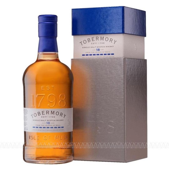 Tobermory 18 Years Old Single Malt Scotch Whisky 700ml