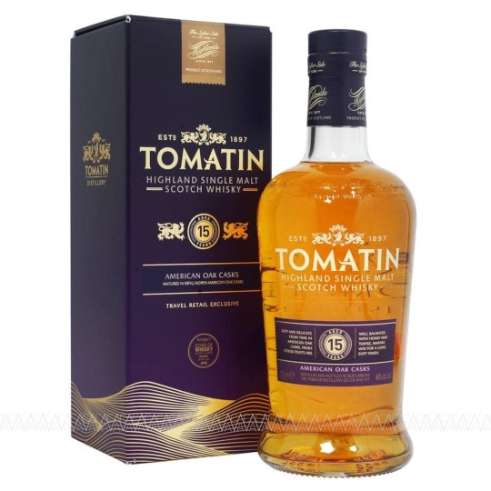 Tomatin 15 Years Old Single Malt Scotch Whisky 700ml
