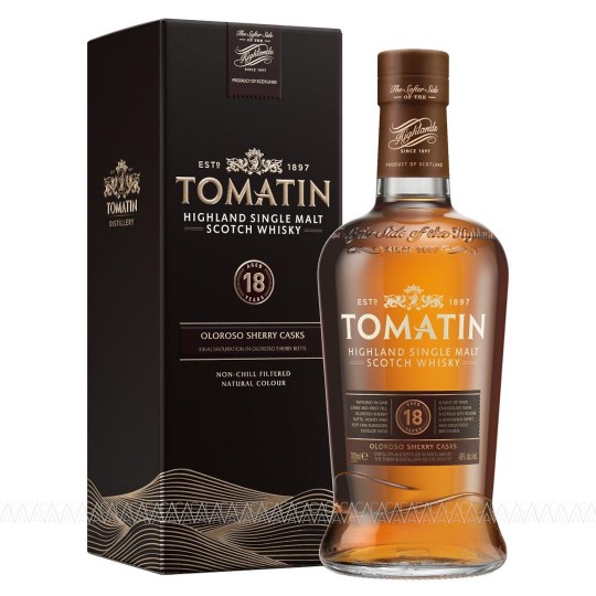 Tomatin 18 Years Old  Sherry Finish Single Malt Scotch Whisky 700ml