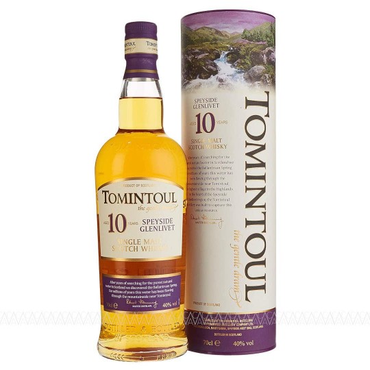 Tomintoul 10 Years Old Single Malt Scotch Whisky 700ml
