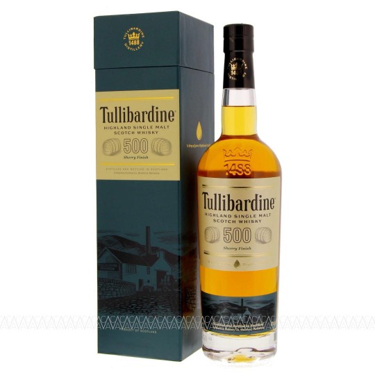 Tullibardine 500 Sherry Finish Single Malt Scotch Whisky 700ml