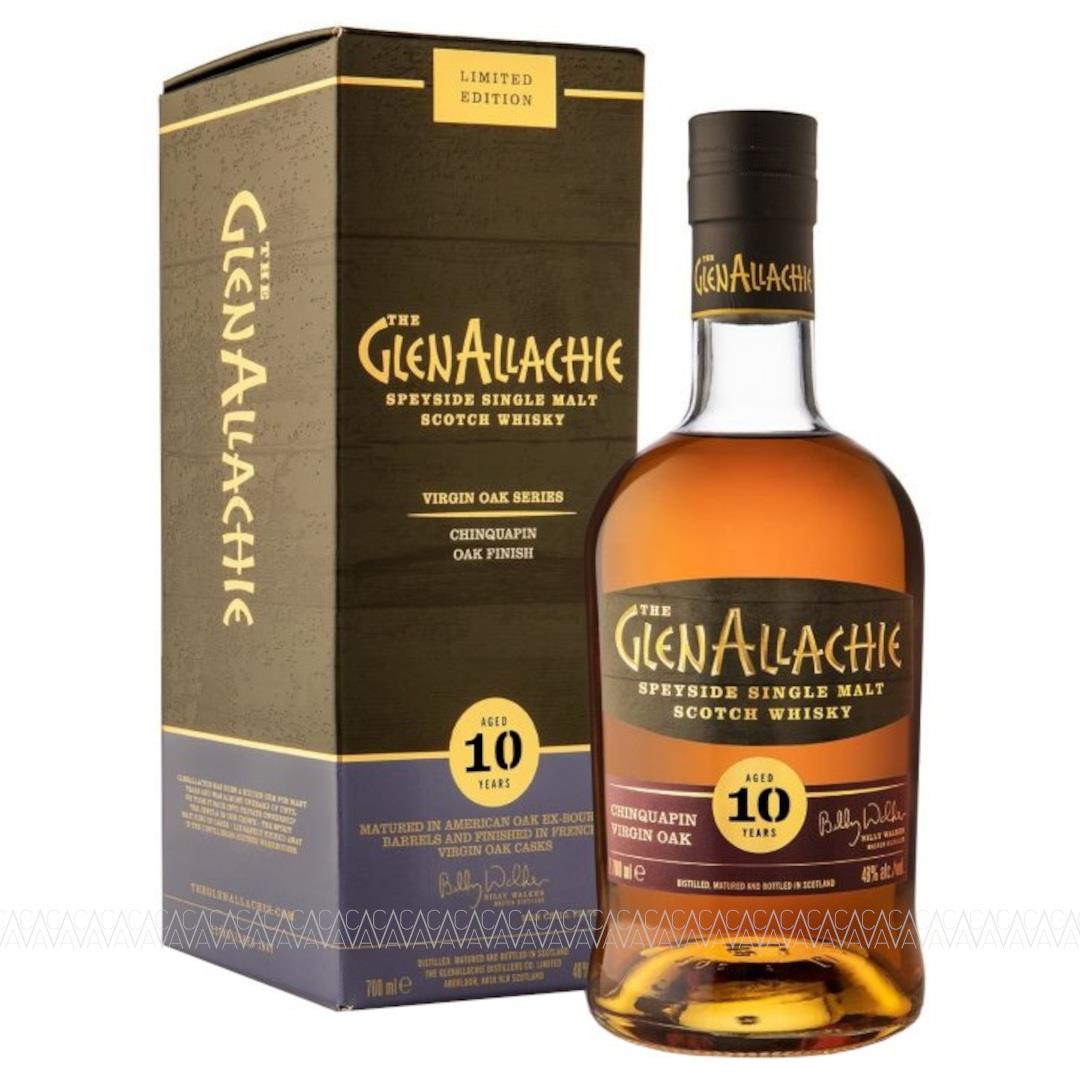 GlenAllachie 10 Years Old Chinquapin Virgin Oak Finish Single Malt Scotch Whisky 700ml