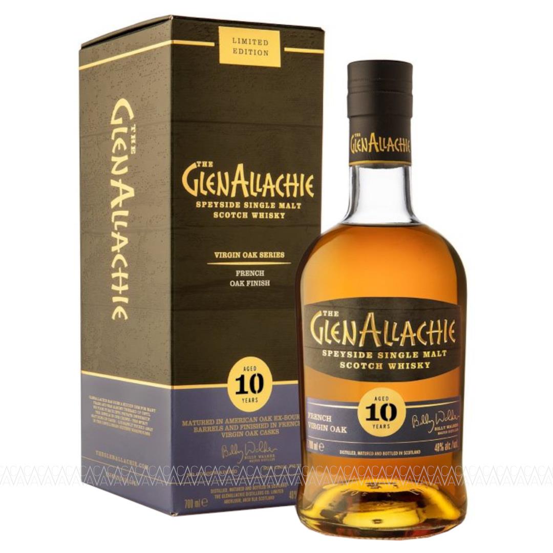 GlenAllachie 10 Years Old French Virgin Oak Finish Single Malt Scotch Whisky 700ml
