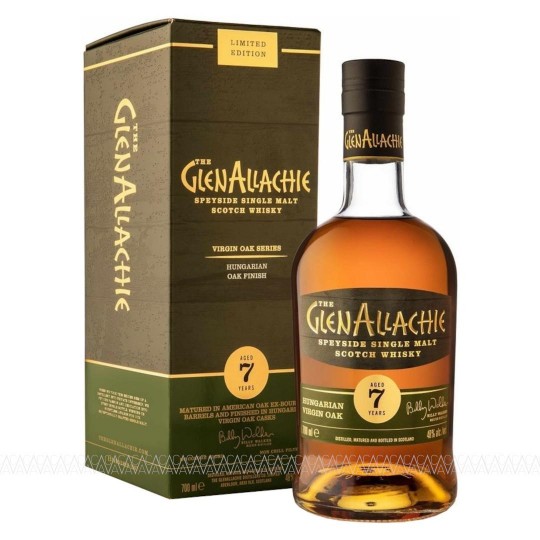 GlenAllachie 7 Years Old Hungarian Oak Finish Single Malt Scotch Whisky 700ml