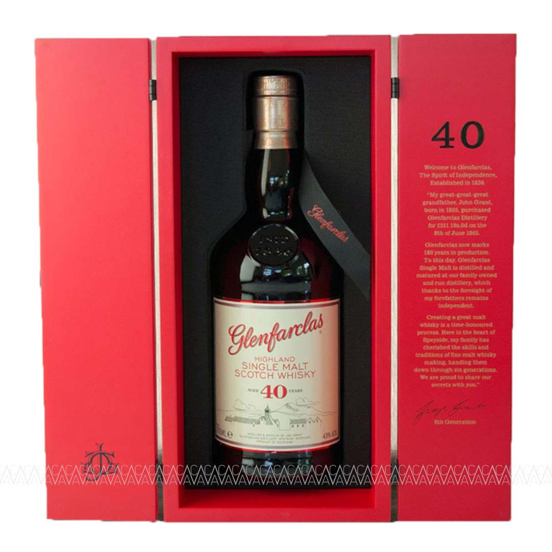 Glenfarclas 40 Years Old Single Malt Scotch Whisky 700ml