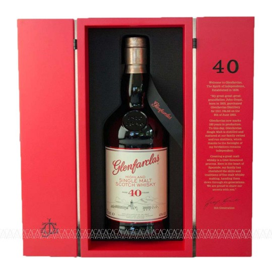 Glenfarclas 40 Years Old Single Malt Scotch Whisky 700ml