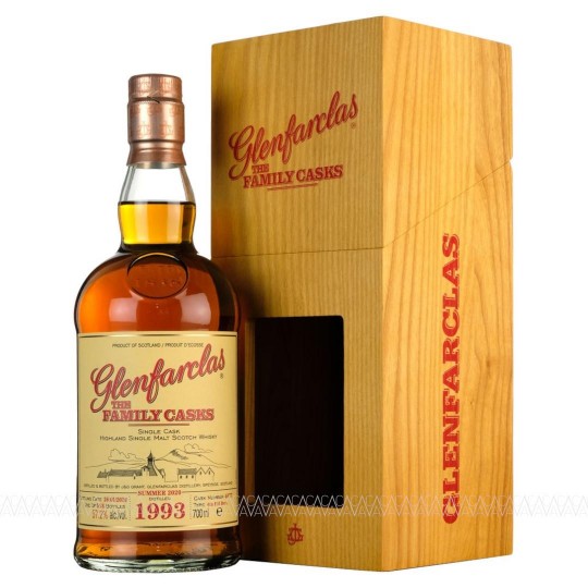 Glenfarclas Family Casks 1993-2020 Cask No.4677 Single Malt Scotch Whisky 57.2% alc. 700ml