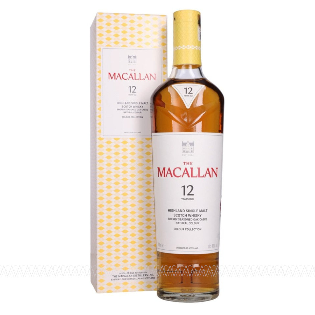 Macallan 12 Years Old Sherry Oak Colour Collection Single Malt Scotch Whisky 700ml 