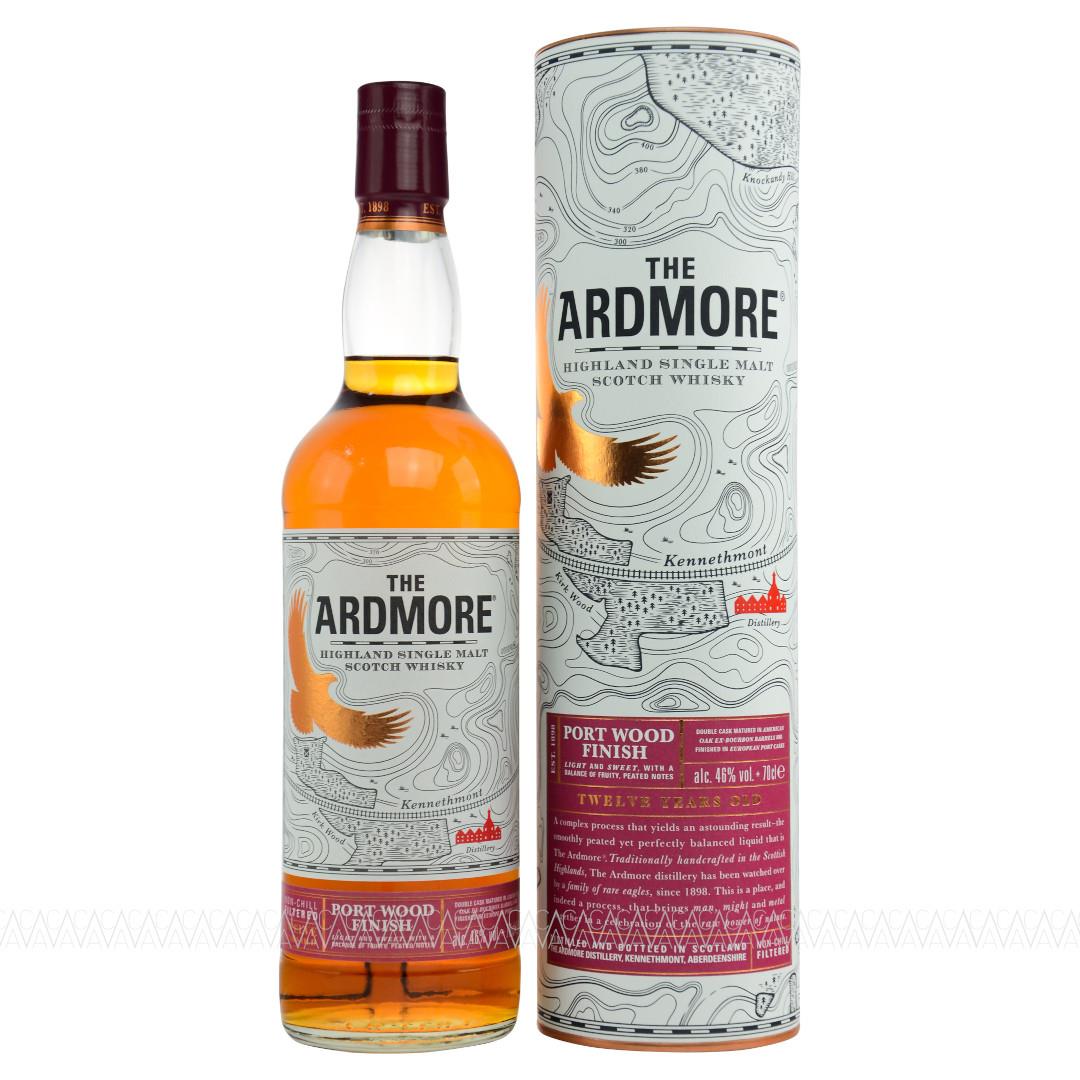 Ardmore 12 Years Old Port Wood Finish Single Malt Scotch Whisky 700ml