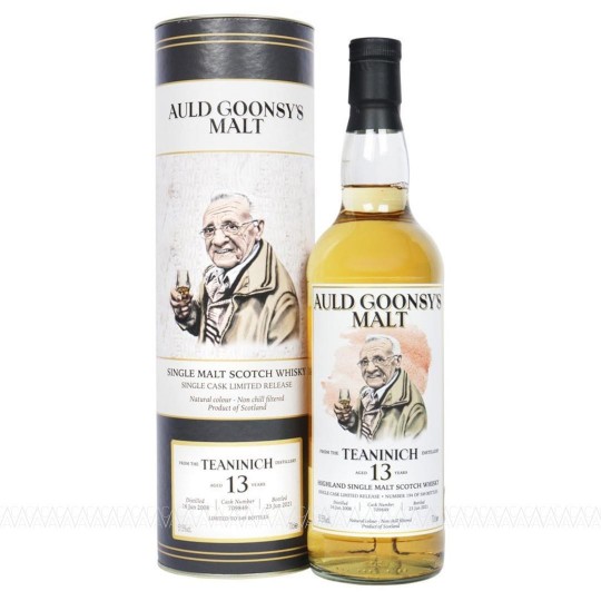 Auld Goonsy's Teaninich 13 Years Old Single Malt Scotch Whisky 51,5% alc. 700ml 