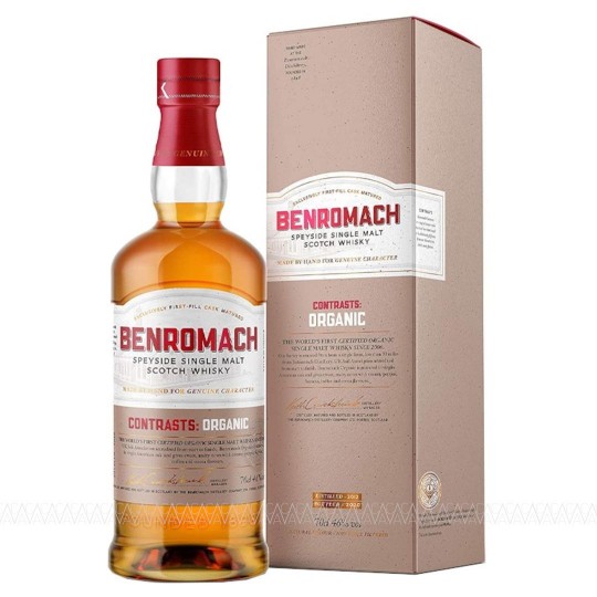 Benromach Contrasts Organic Virgin Oak Cask Matured Single Malt Scotch Whisky 700ml