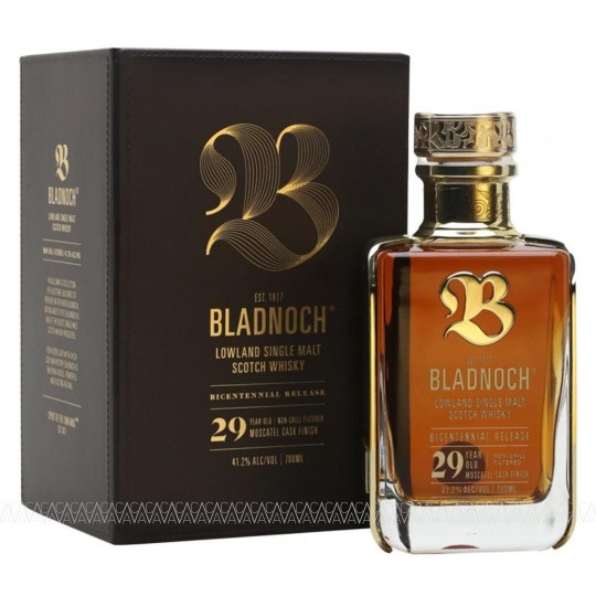 Bladnoch 29 YO Bicentennial Release Moscatel Cask Finish Single Malt Scotch Whisky 41,2% alc. 700ml
