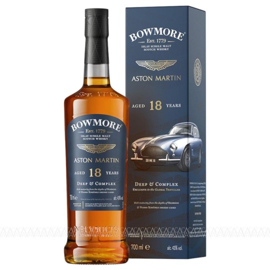 Bowmore Deep & Complex 18 Years Old Aston Martin Edition Peated Single Malt Scotch Whisky 700ml