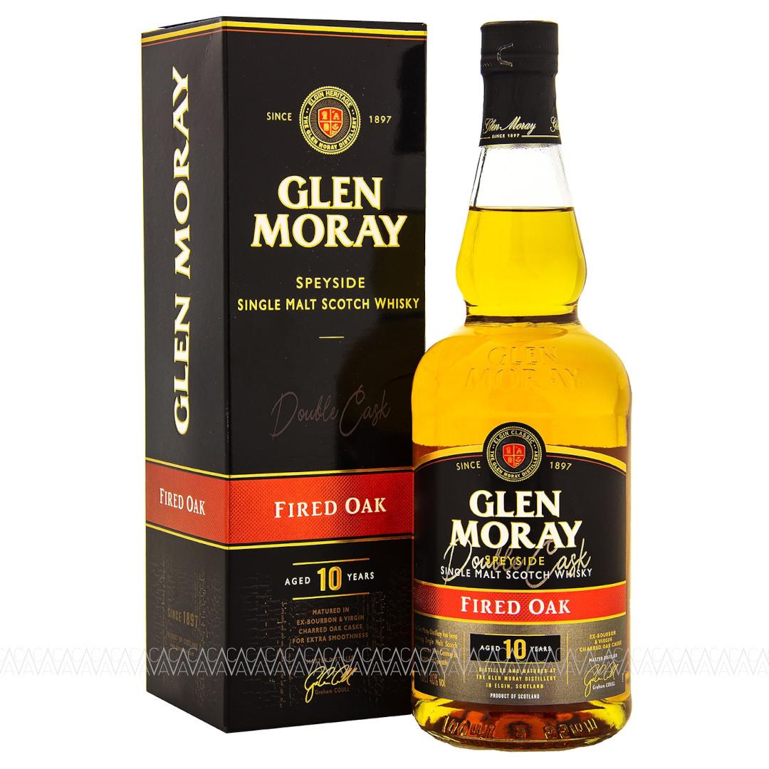 Glen Moray 10 Years Old Fired Oak Single Malt Scotch Whisky 700ml