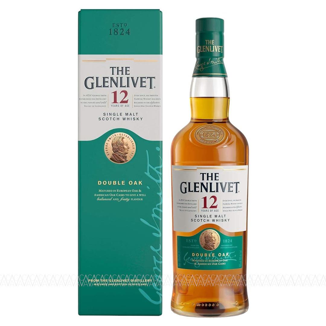 Glenlivet 12 Years Old Double Oak Single Malt Scotch Whisky 700ml