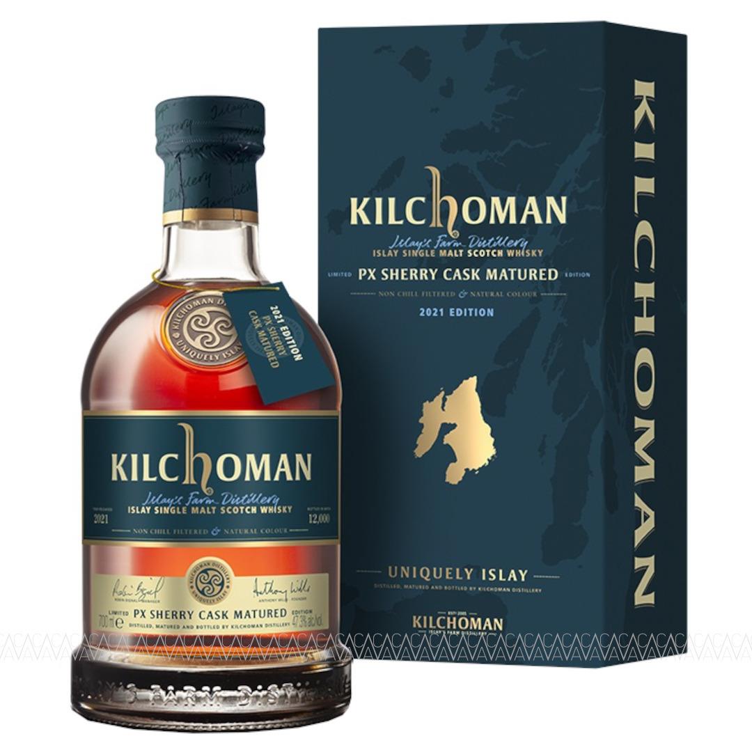 Kilchoman PX Sherry Cask Matured 2021 Peated Single Malt Scotch Whisky 700ml