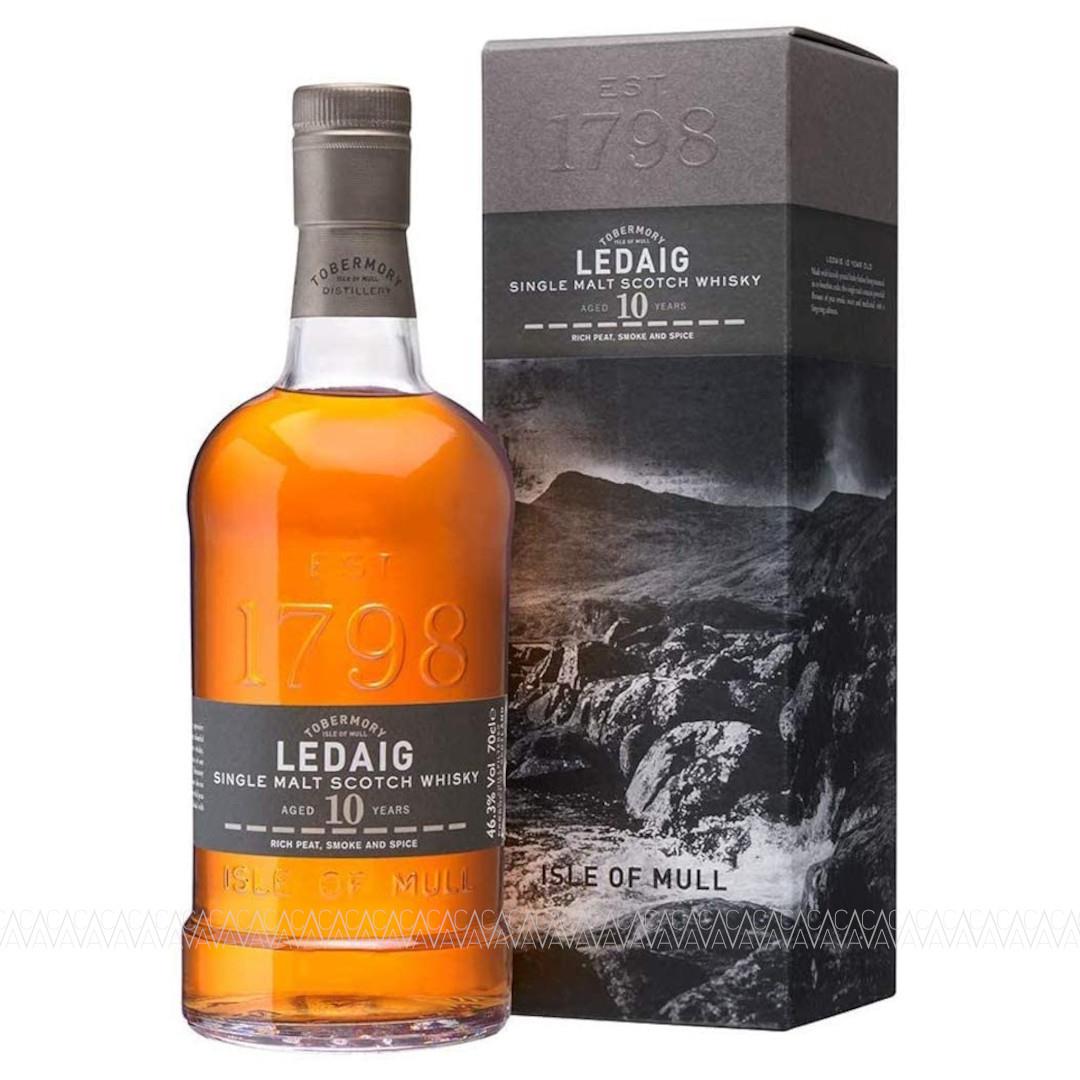 Ledaig 10 Years Old Peated Single Malt Scotch Whisky 700ml