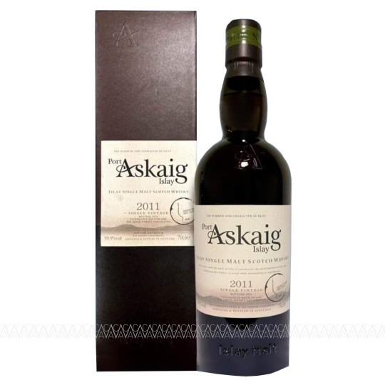 Port Askaig 2011 Vintage 10 YO Peated Single Malt Scotch Whisky GWA Exclusive 59,9% alc. 700ml