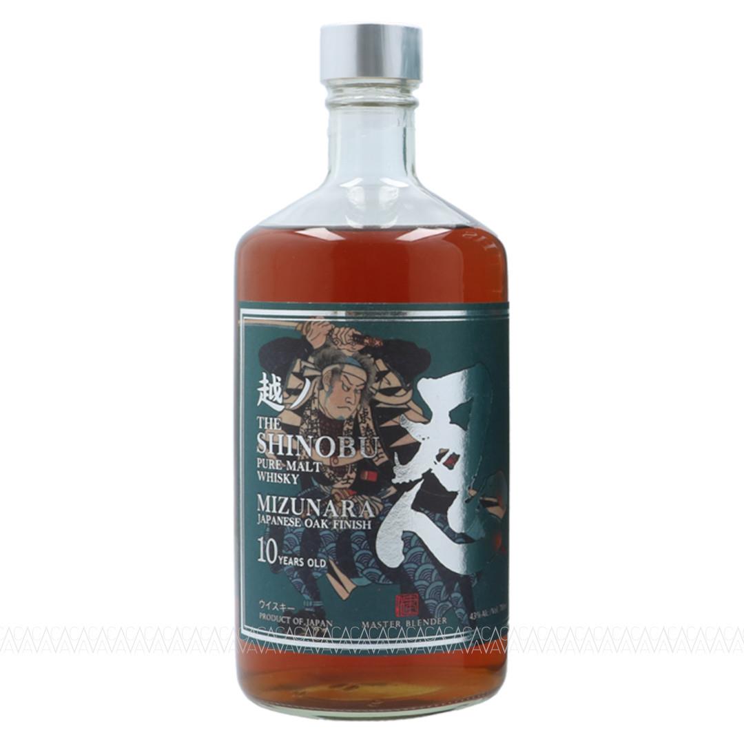 Shinobu 10 Years Old Pure Malt Mizunara Oak Finish Japanese Whisky 700ml