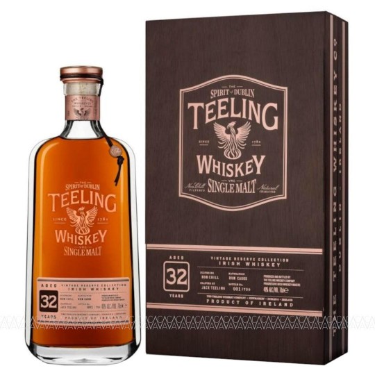 Teeling 32 Years Old Vintage Reserve Collection Single Malt Irish Whiskey 700ml
