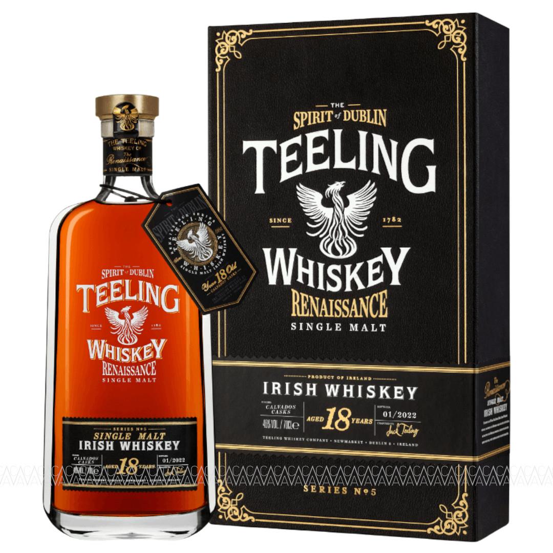 Teeling Renaissance Series No.5 Aged 18 Years Calvados Cask Finish Single Malt Irish Whiskey 700ml