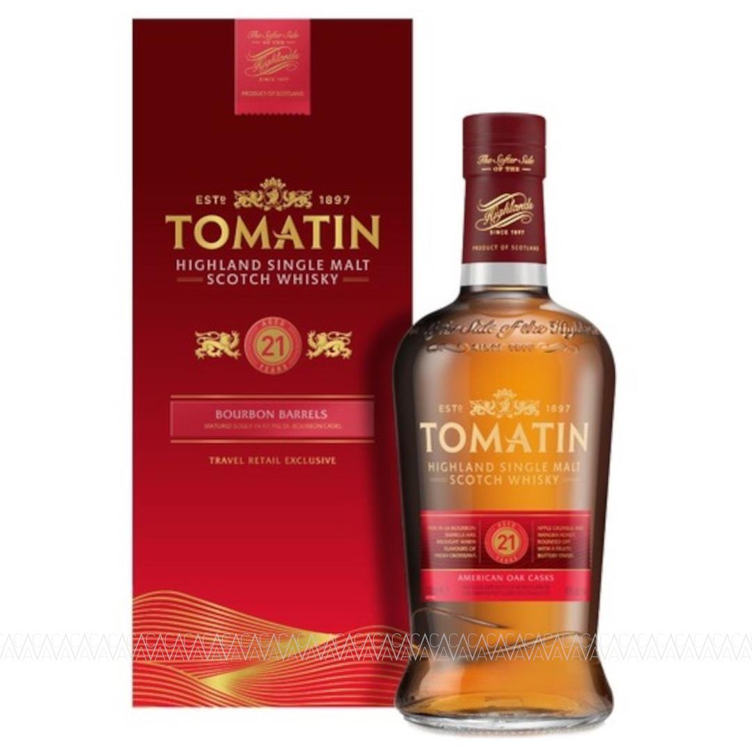 Tomatin 21 Years Old Single Malt Scotch Whisky 700ml