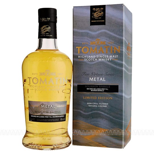 Tomatin Five Virtues Series Metal Single Malt Scotch Whisky 700ml
