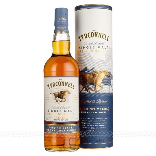Tyrconnell 10 Years Old Sherry Cask Finish Single Malt Irish Whiskey 700ml