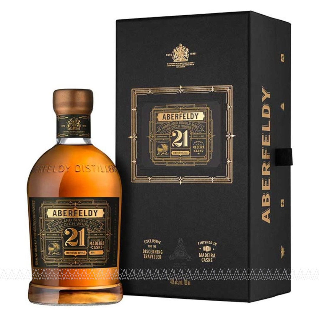 Aberfeldy Madeira Casks 21 Years Old Single Malt Scotch Whisky 700ml