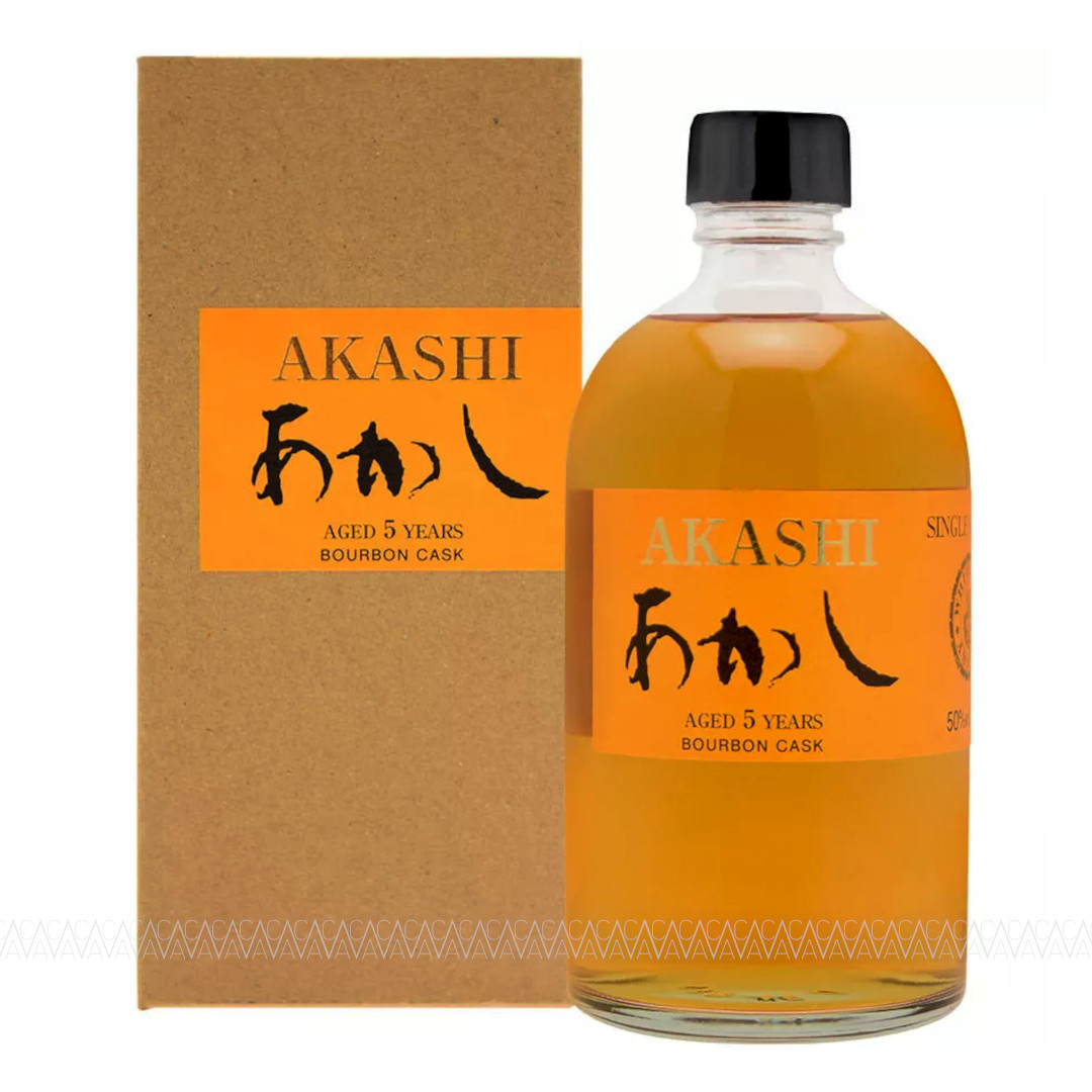 Akashi 5 Years Old Bourbon Cask Single Malt Japanese Whisky 500ml