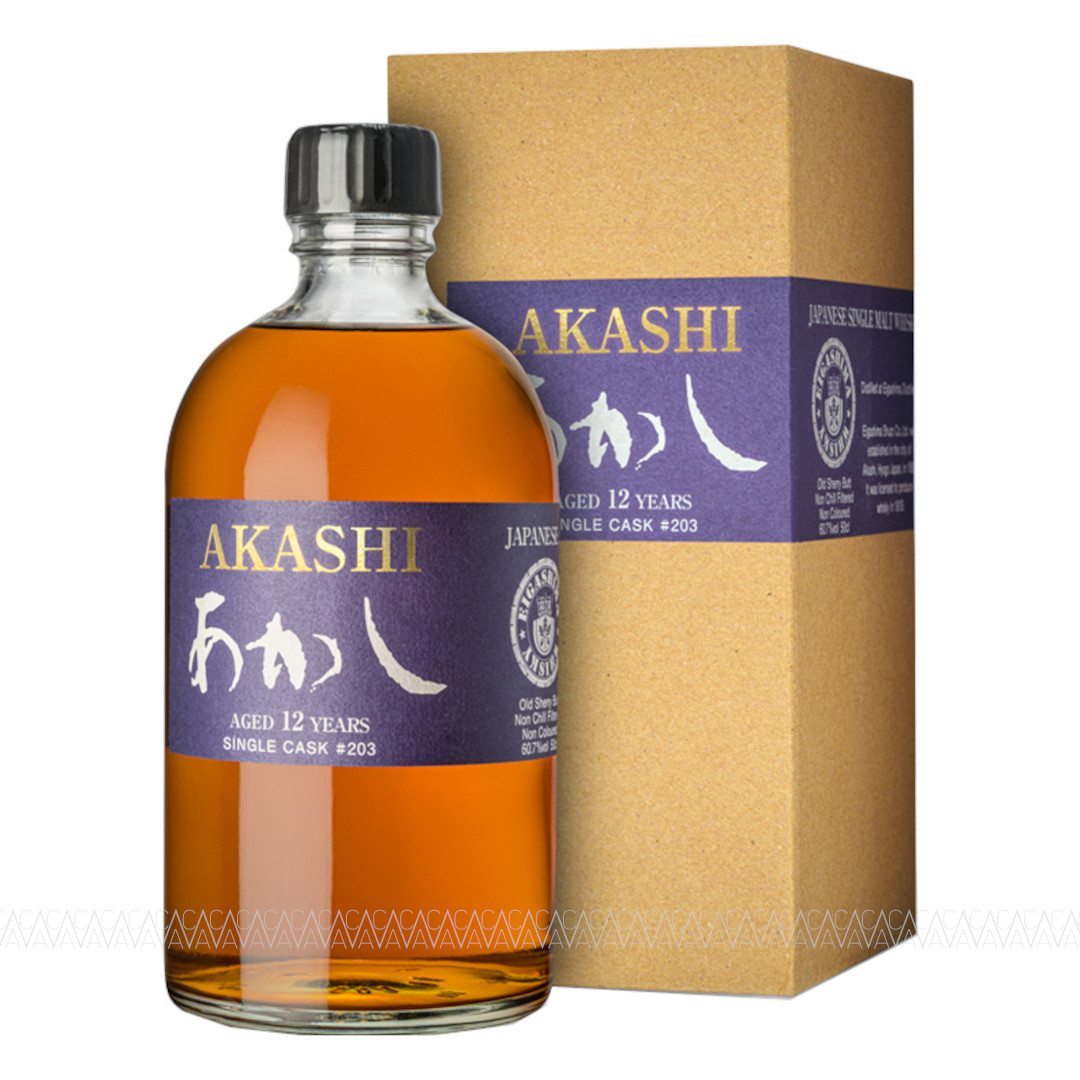 Akashi Single Cask 12 Years Old Sherry Butt Single Malt Japanese Whisky 60,7% 500ml