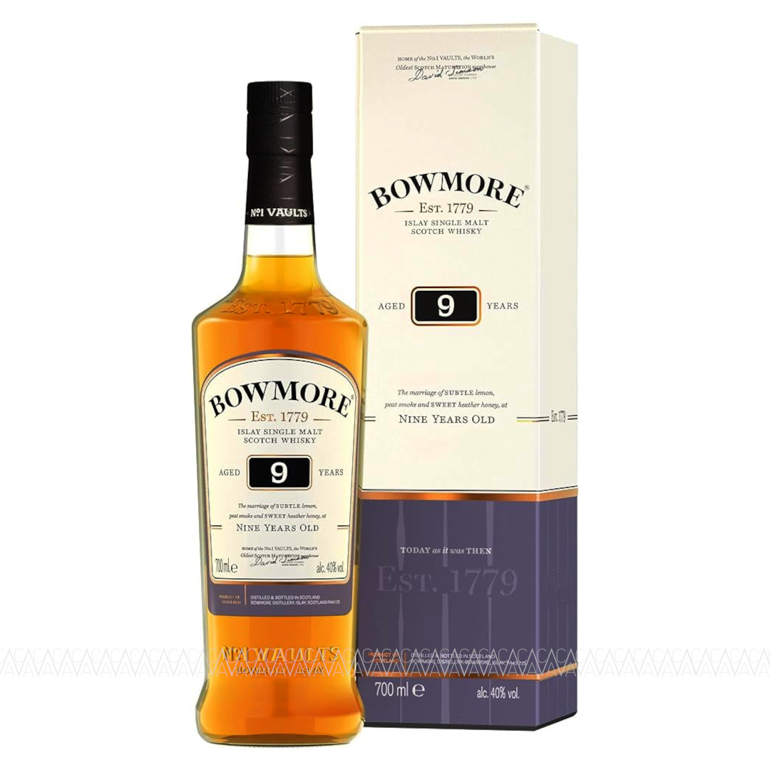 Bowmore 9 Years Old Peated Single Malt Scotch Whisky 700ml