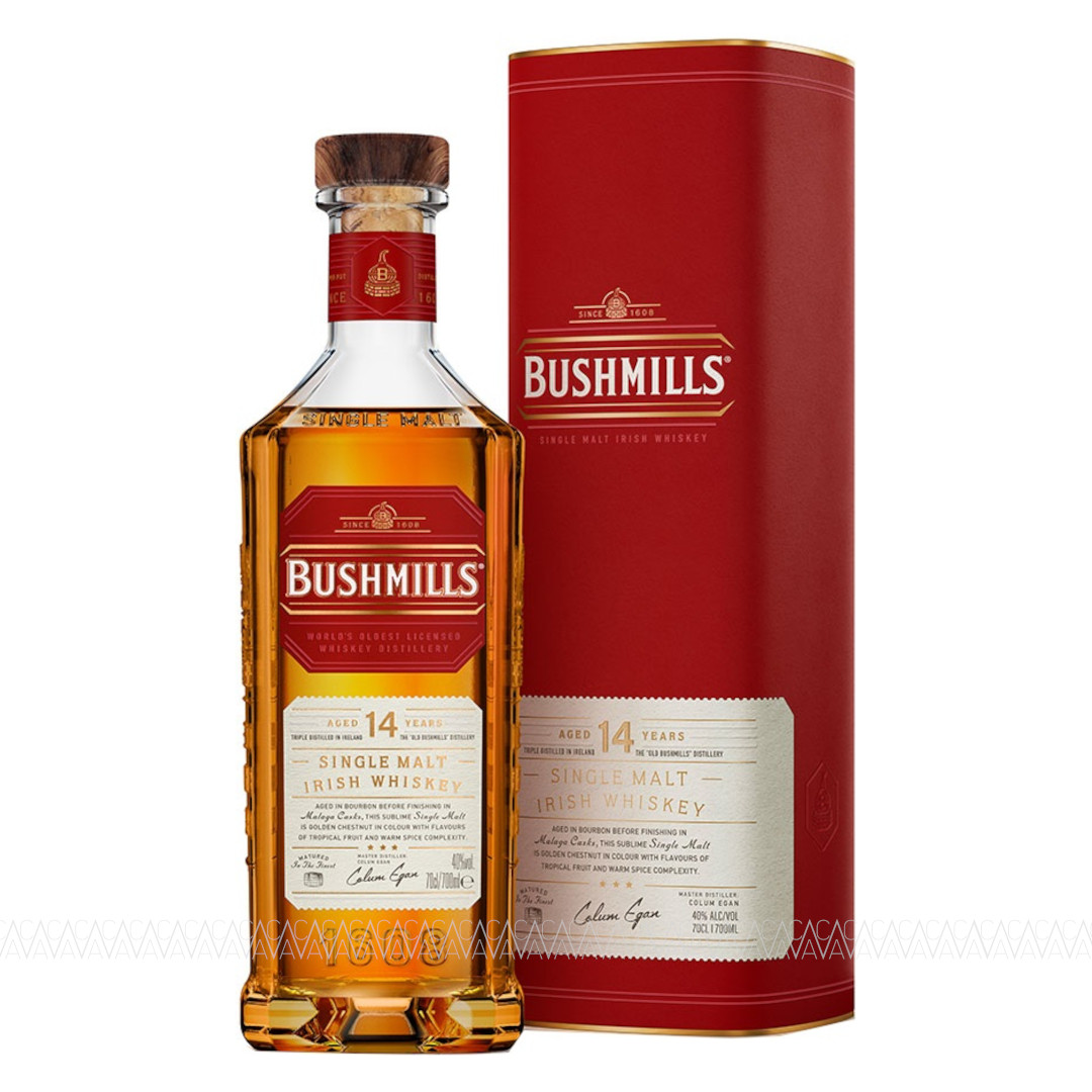 Bushmills Malaga Cask Finish 14 Years Old Single Malt Irish Whiskey 700ml