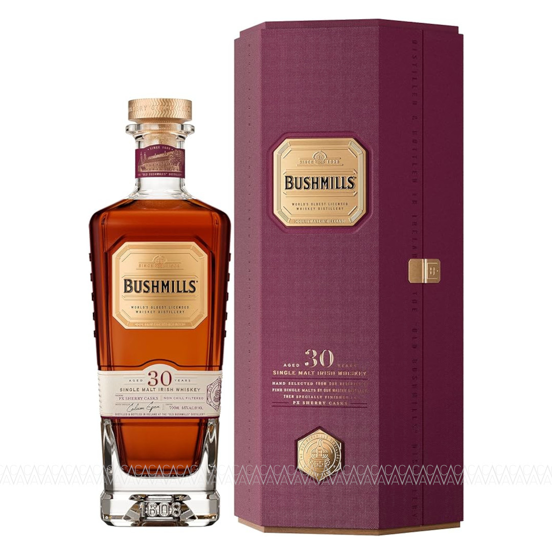 Bushmills 30 Years Old Single Malt Irish Whiskey 700ml