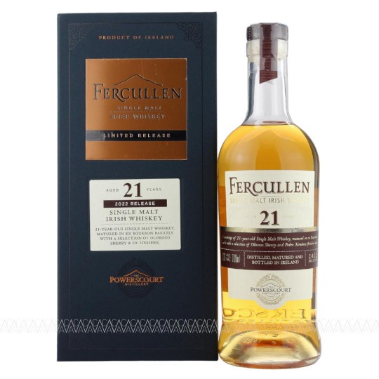 Fercullen 21 Years Old Single Malt Irish Whiskey 700ml