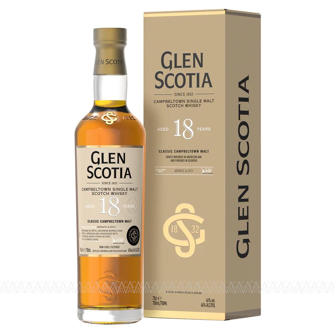 Glen Scotia 18 Years Old Single Malt Scotch Whisky 700ml