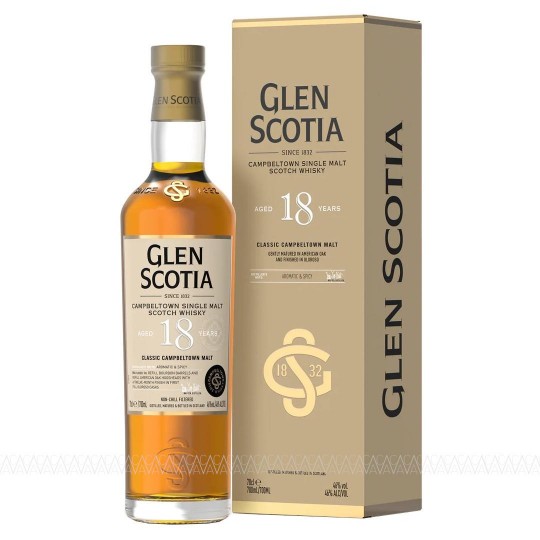 Glen Scotia 18 Years Old Single Malt Scotch Whisky 700ml
