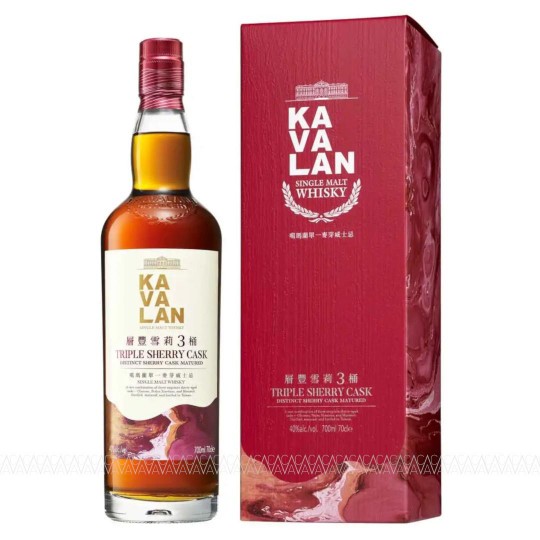 Kavalan Triple Sherry Cask Single Malt Taiwanese Whisky 700ml