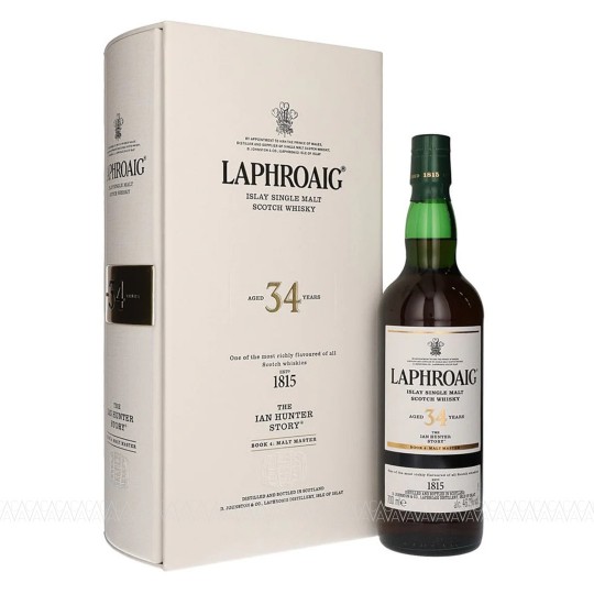 Laphroaig 34 Years Old The Ian Hunter Story Book Peated Single Malt Scotch Whisky 45,5% 700ml