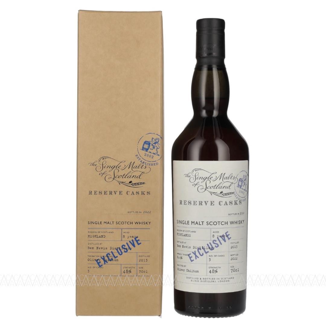 Single Malts of Scotland Ben Nevis Reserve Casks 2013 Whisky 48% 700ml