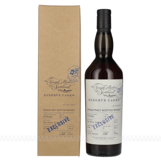 Single Malts of Scotland Ben Nevis Reserve Casks 2013 Whisky 48% 700ml