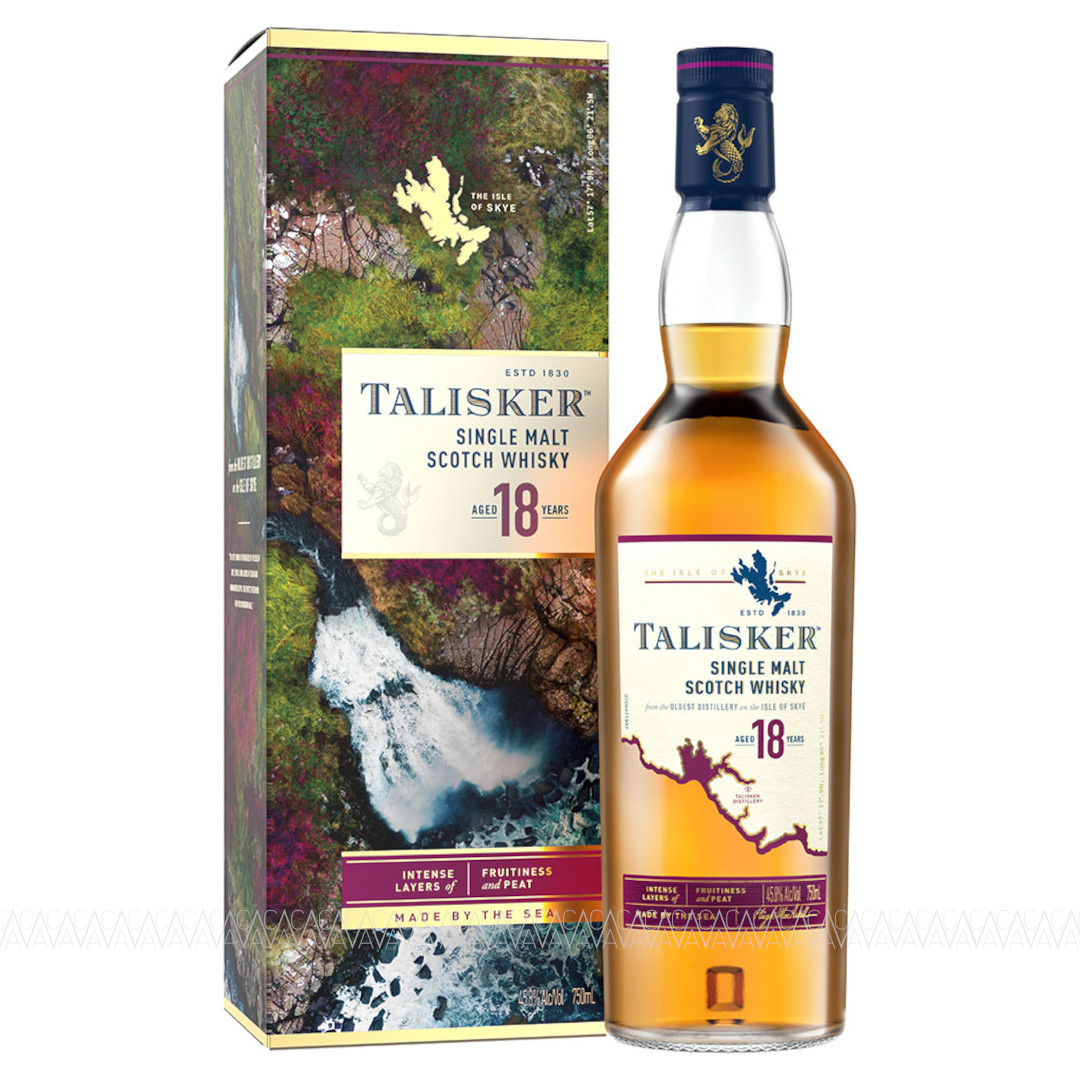 Talisker 18 Years Old Peated Single Malt Scotch Whisky 700ml