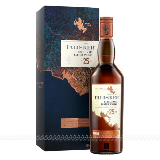 Talisker 25 Years Old Peated Single Malt Scotch Whisky 700ml