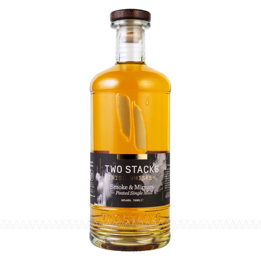 Two Stacks Smoke & Mirrors Peated Single Malt Irish Whiskey 700ml