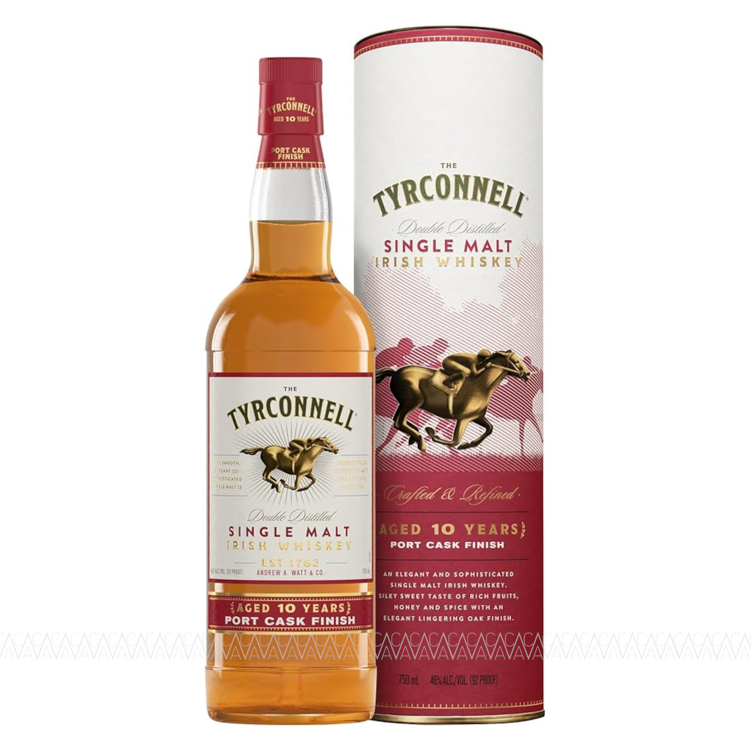 Tyrconnell 10 Years Old Port Cask Finish Single Malt Irish Whiskey 700ml