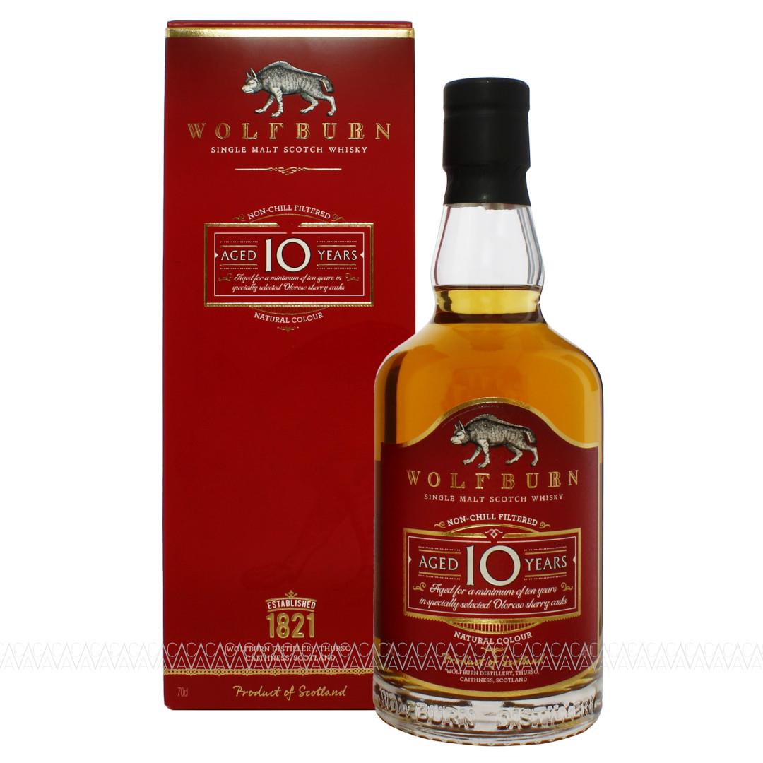 Wolfburn 10 Years Old Single Malt Scotch Whisky 700ml