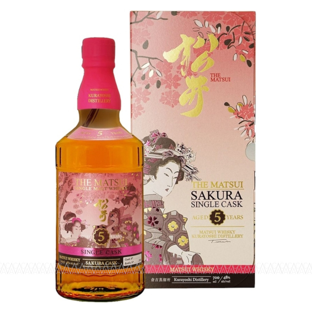 Matsui Sakura Cask 5 Years Old Single Malt Japanese Whisky 700ml
